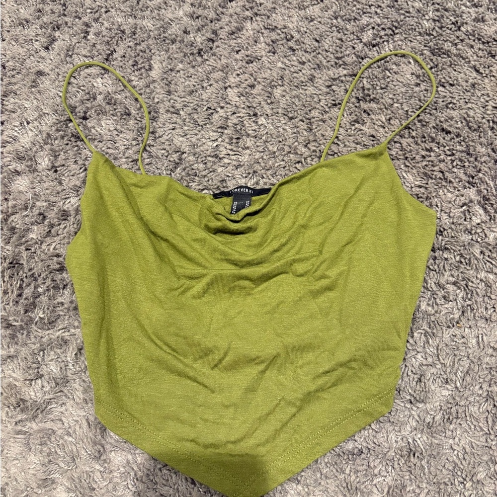 Forever 21 Olive Camisole Top